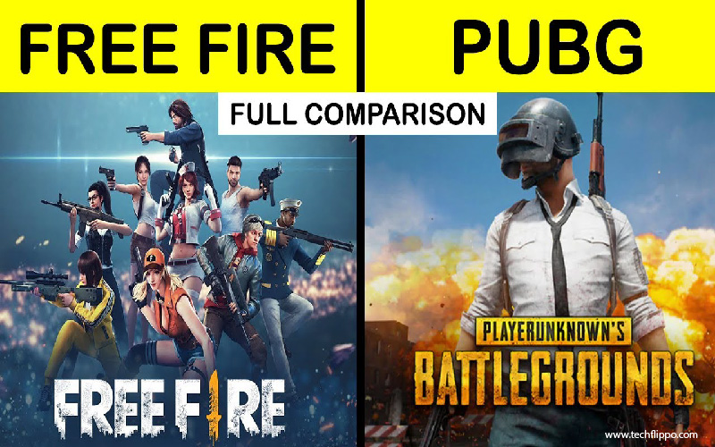 Free Fire vs PUBG