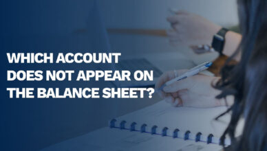 Account does not appear on the Balance Sheet